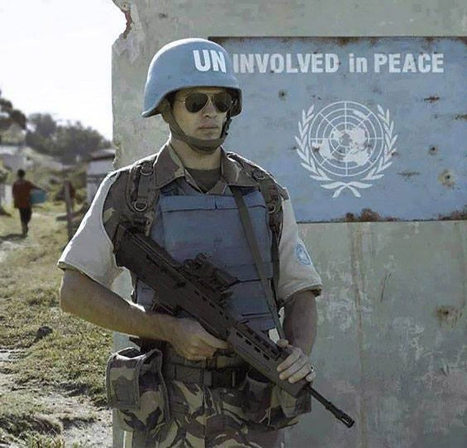 UNinvolved in peace - meme