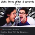 When light turns off, guys just masturbating themselves