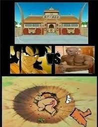 Pobre Yamcha - meme