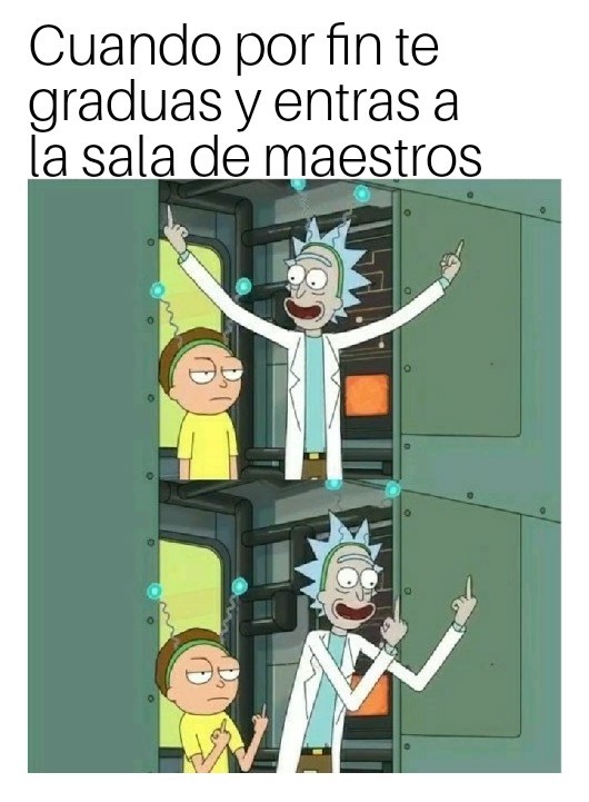 Rick y Morty - meme