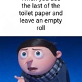 No more toilet paper