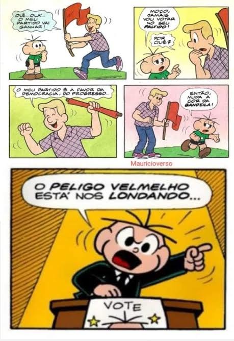 Cebolinha Bolsonarista - meme