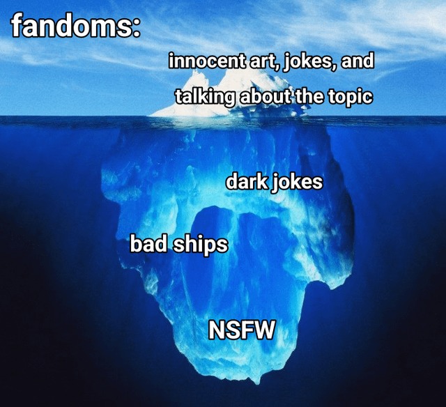 fandoms and NSFW - meme