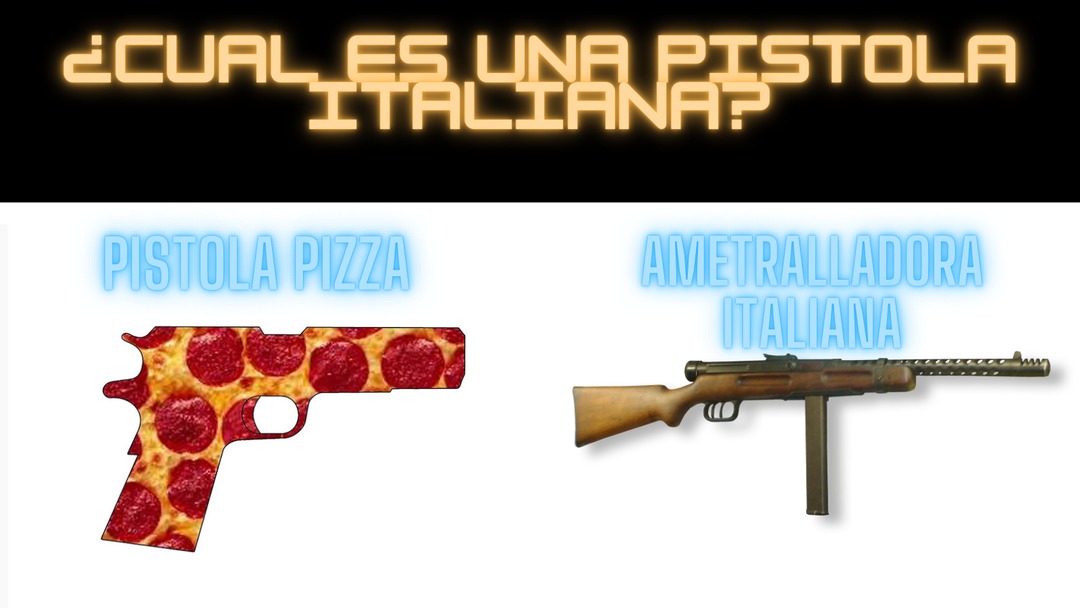 ¿Cual es la verdadera arma italiana? - meme