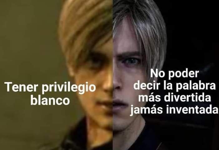Privilegio blanco - meme