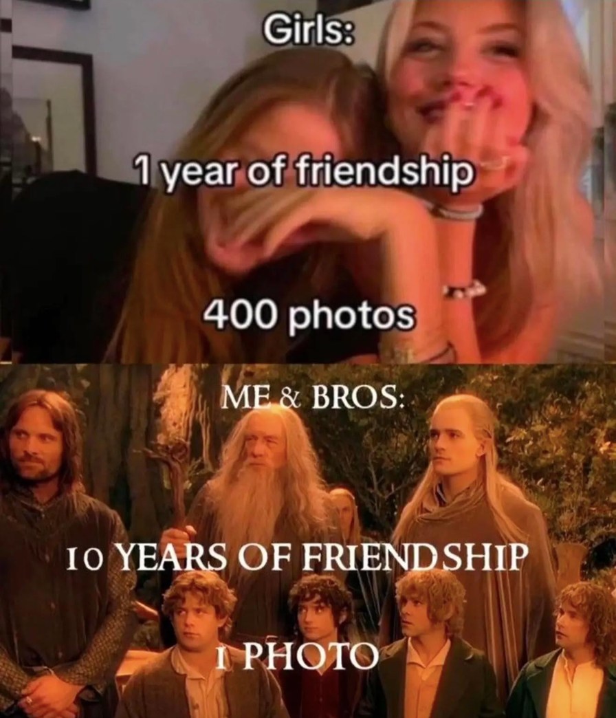 Bros friendship - meme