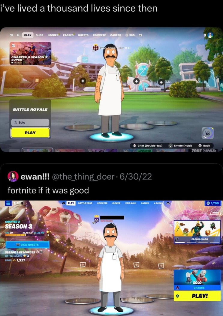 Fortnite if it had 10 more layers of chaos - meme