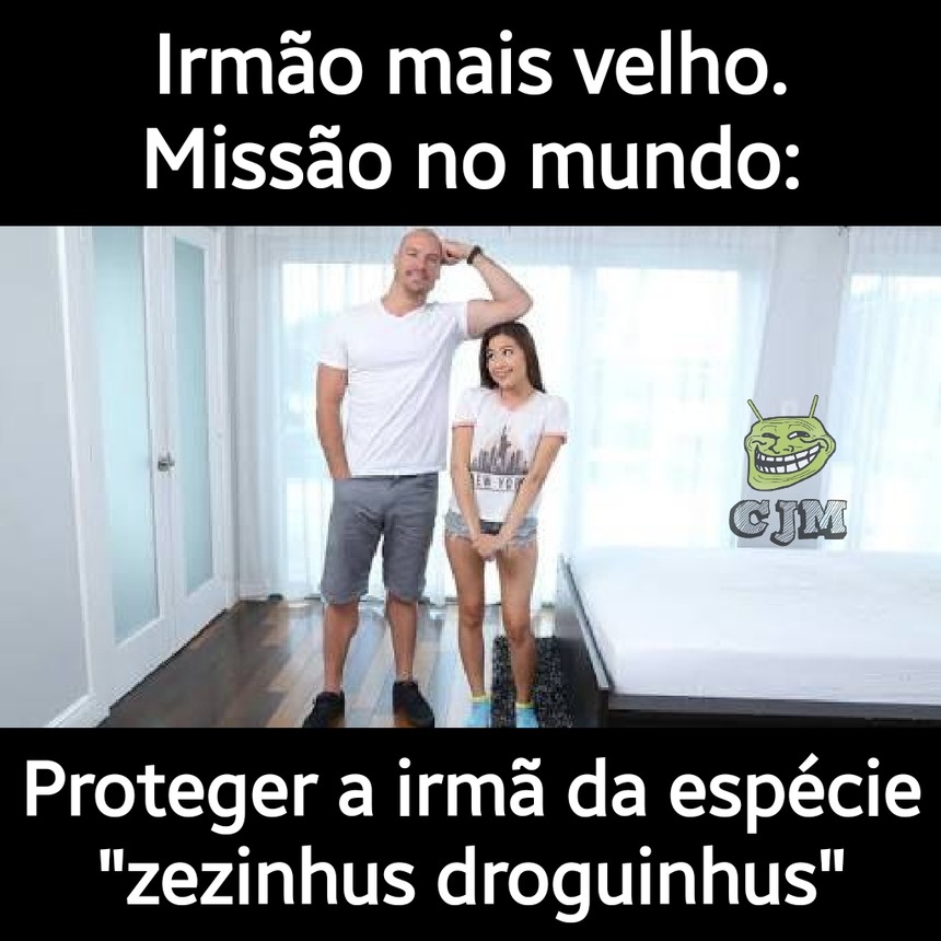 Como sempre os irmãos salvando meninas indefesas - meme