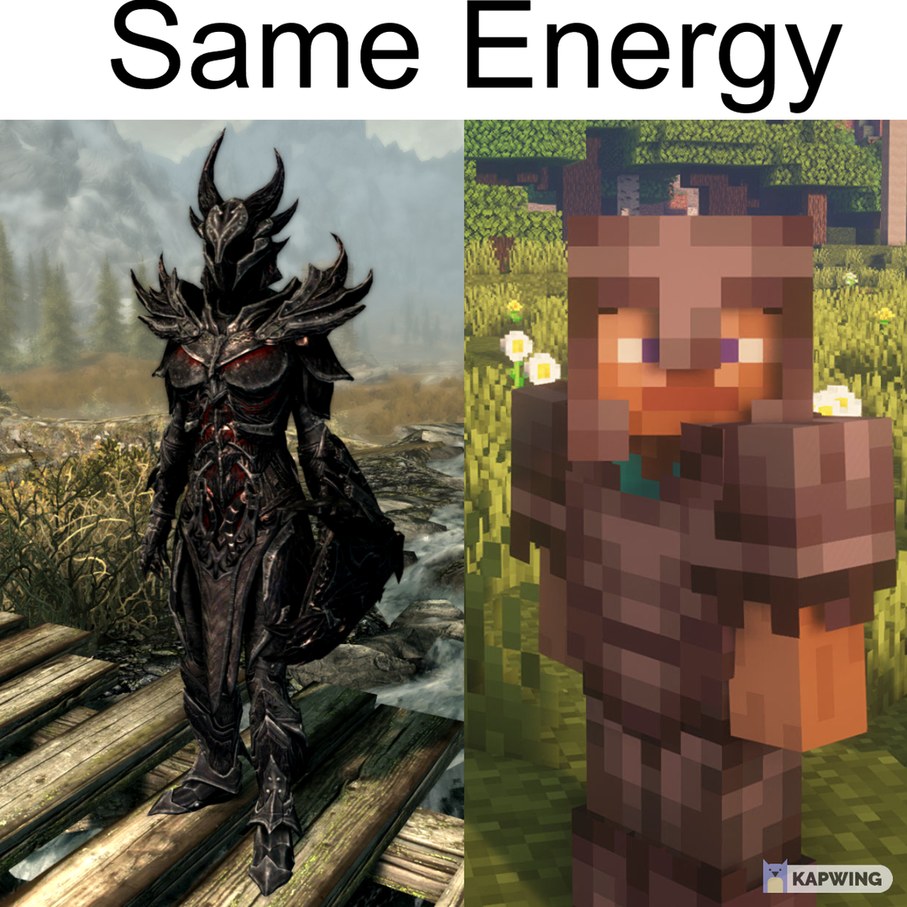 Same energy - meme
