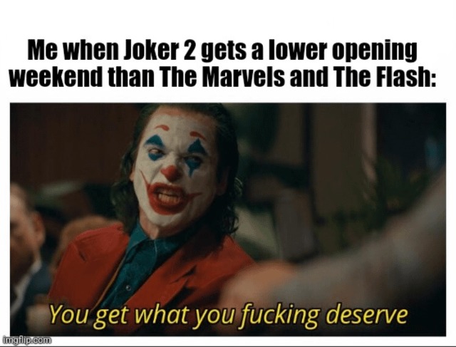 Joker 2 opening weekedn meme