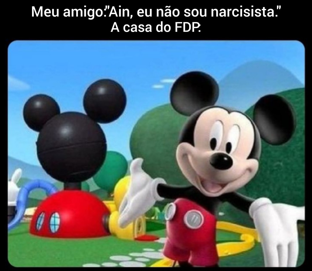A casa do Mickey - meme