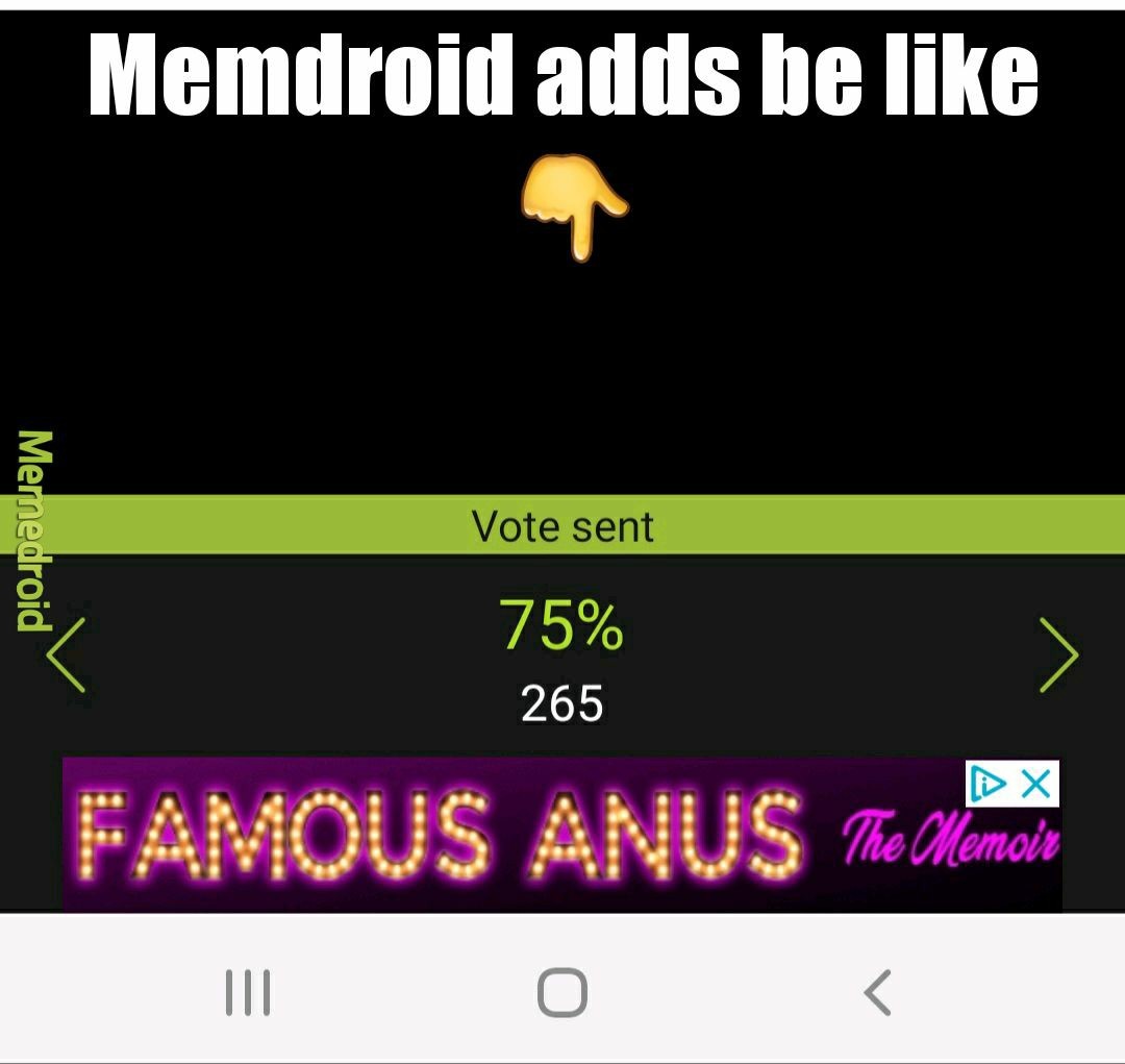 Famous Anus - meme