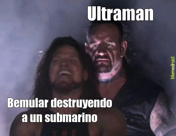 Ultraman le partio la raja al bemular - meme