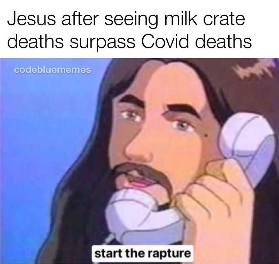 the rapture occurs at Christ’s second advent - meme