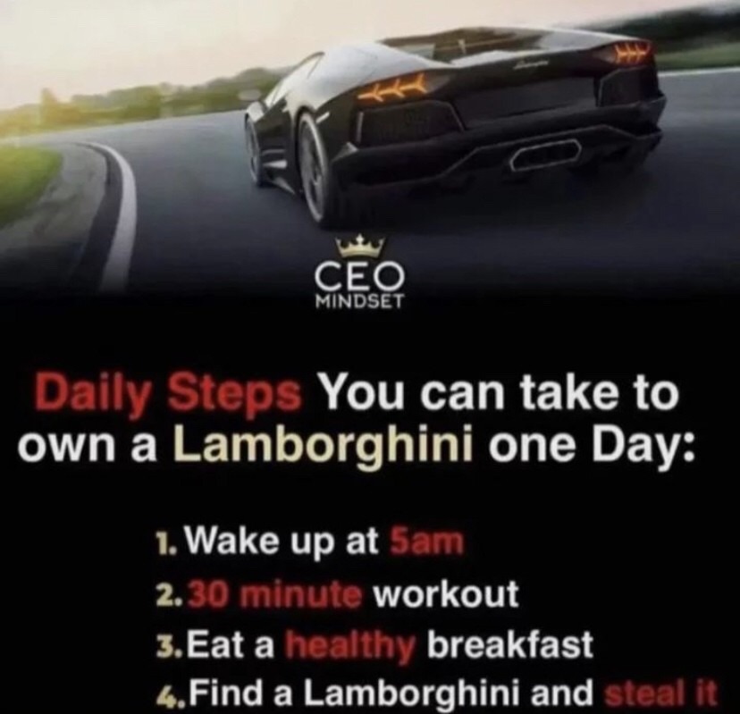 It works! I have 8 Lamborghinis now - meme