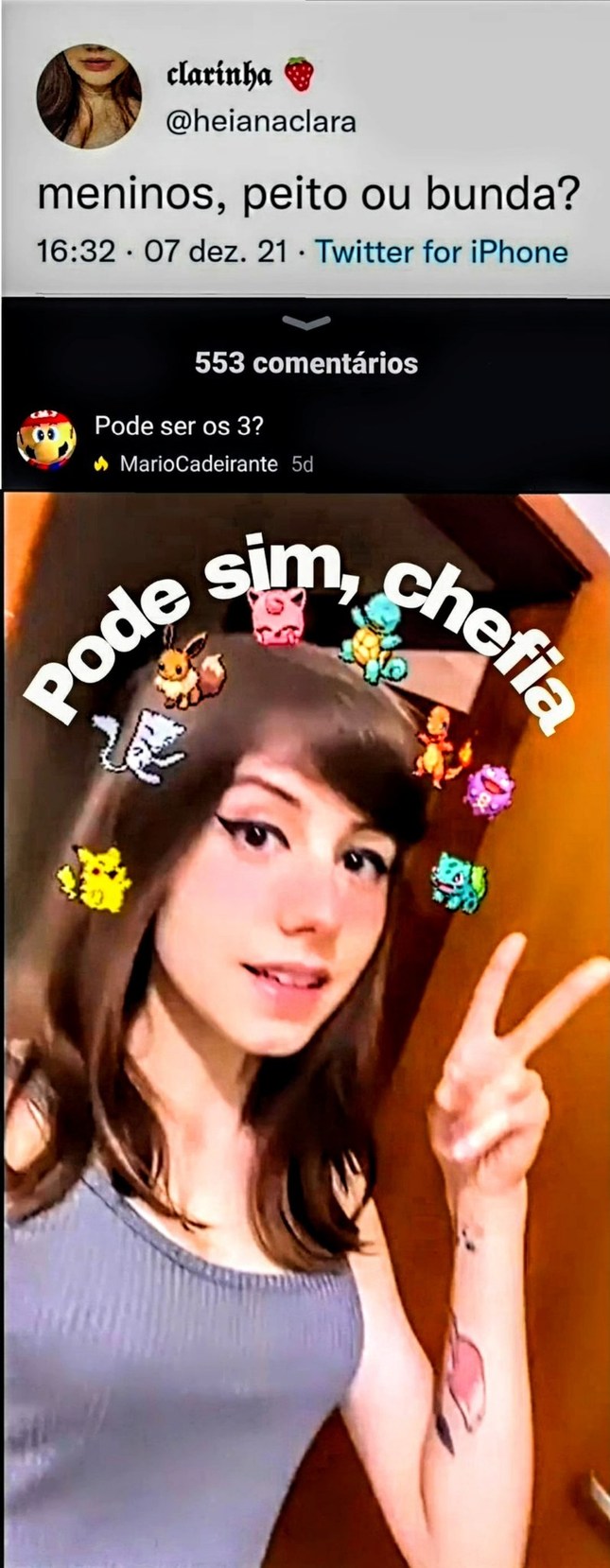 Pode sim!  - meme