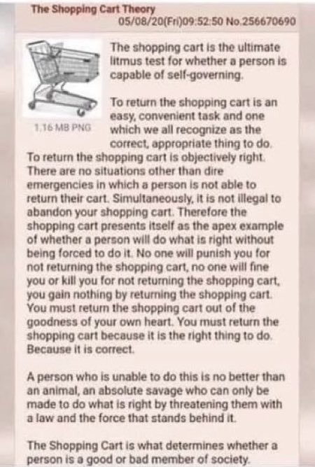 wiping boogers on your shopping cart - meme