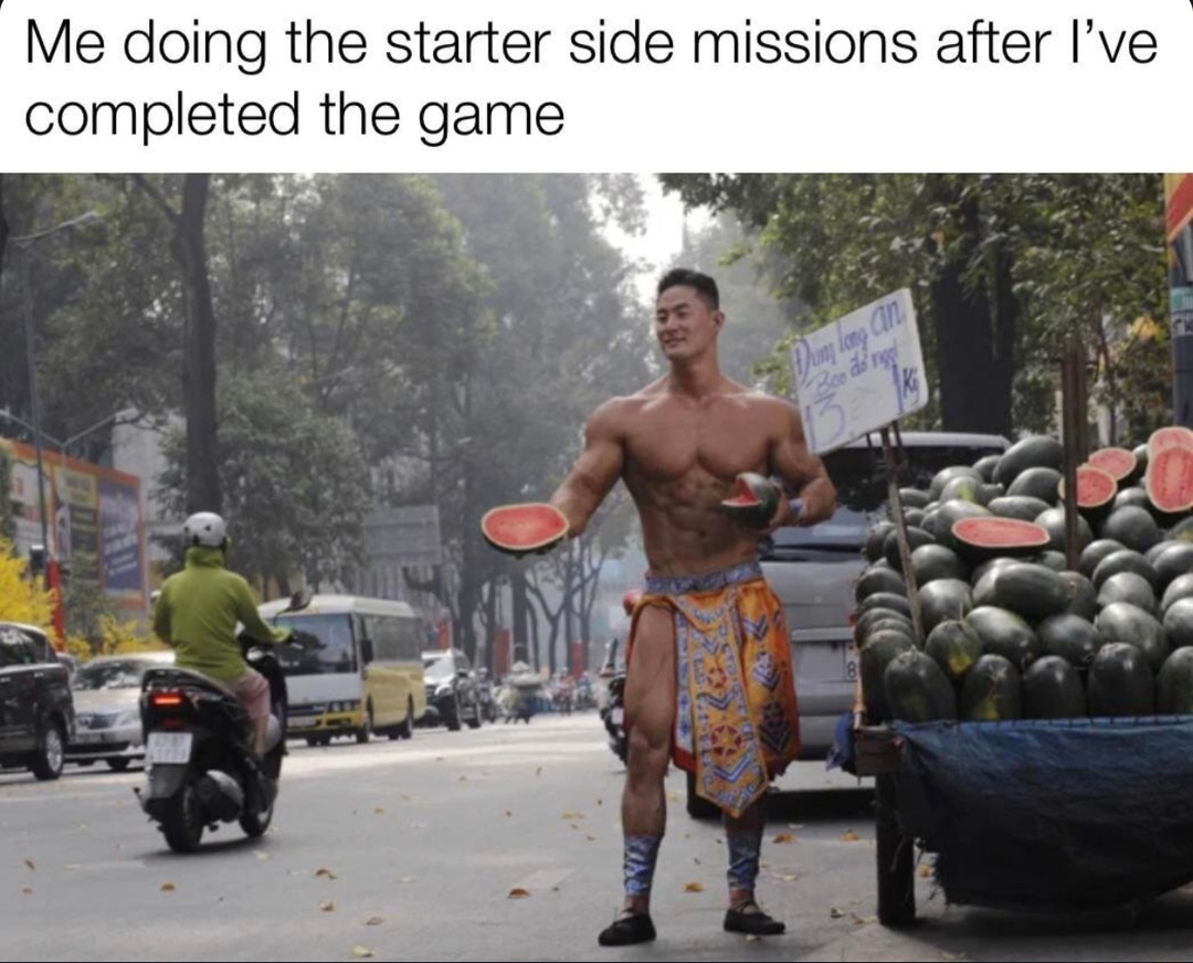 Me pulling up to tutorial missions like a bored god - meme