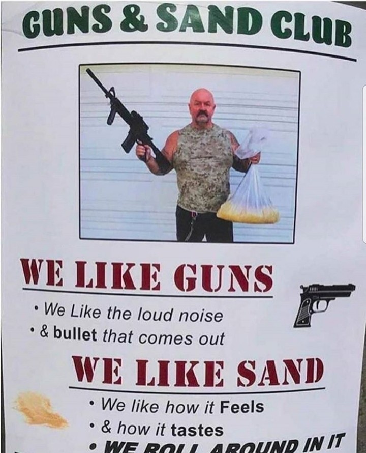 Guns n Sand - meme