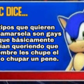 Sonic es muy sabio, se cómo sonic