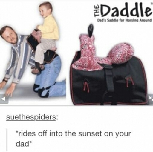 WHO HERE OWNS A DADDLE DONT TAKE SELFIES WITH IT - meme