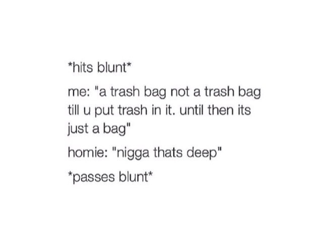 trash bag - meme