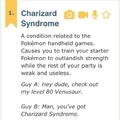 Don't be that dude who has charizard syndrome
