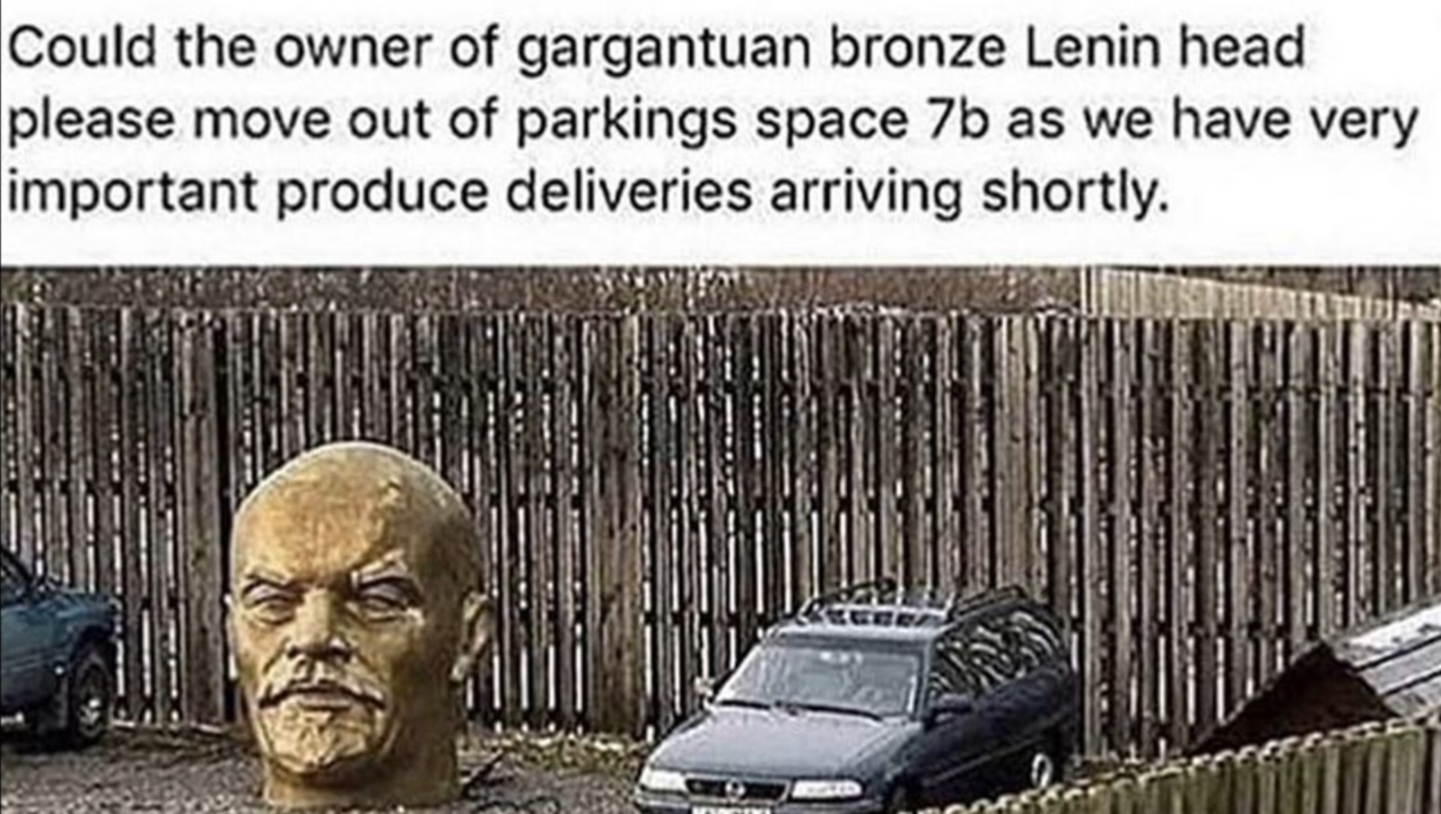 Lenin is disrupting business again - meme