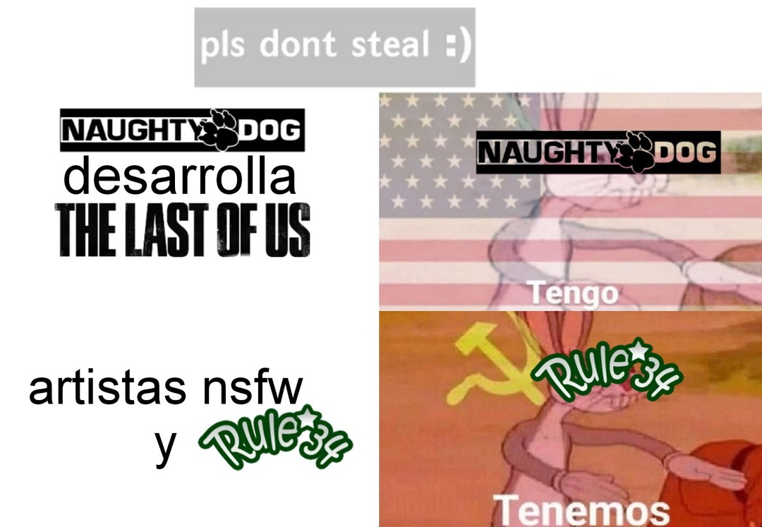 Naughty doge vs r34 - meme