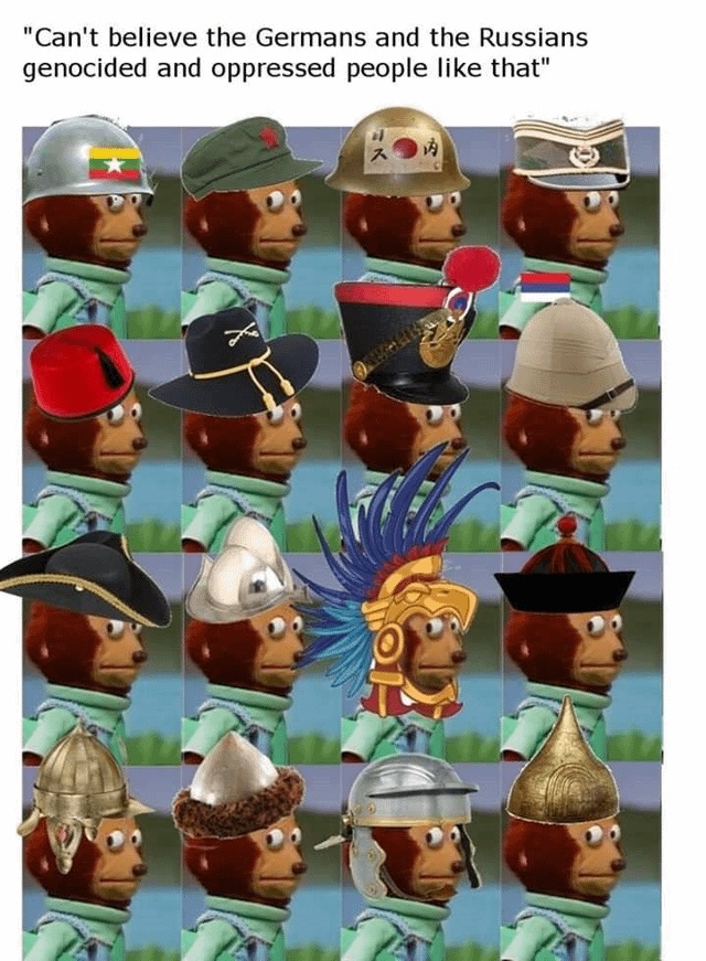 The world is old, they all did - meme