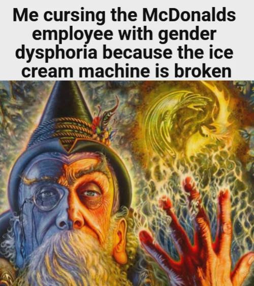 The McDonald's ice cream machine is a social experiment - meme