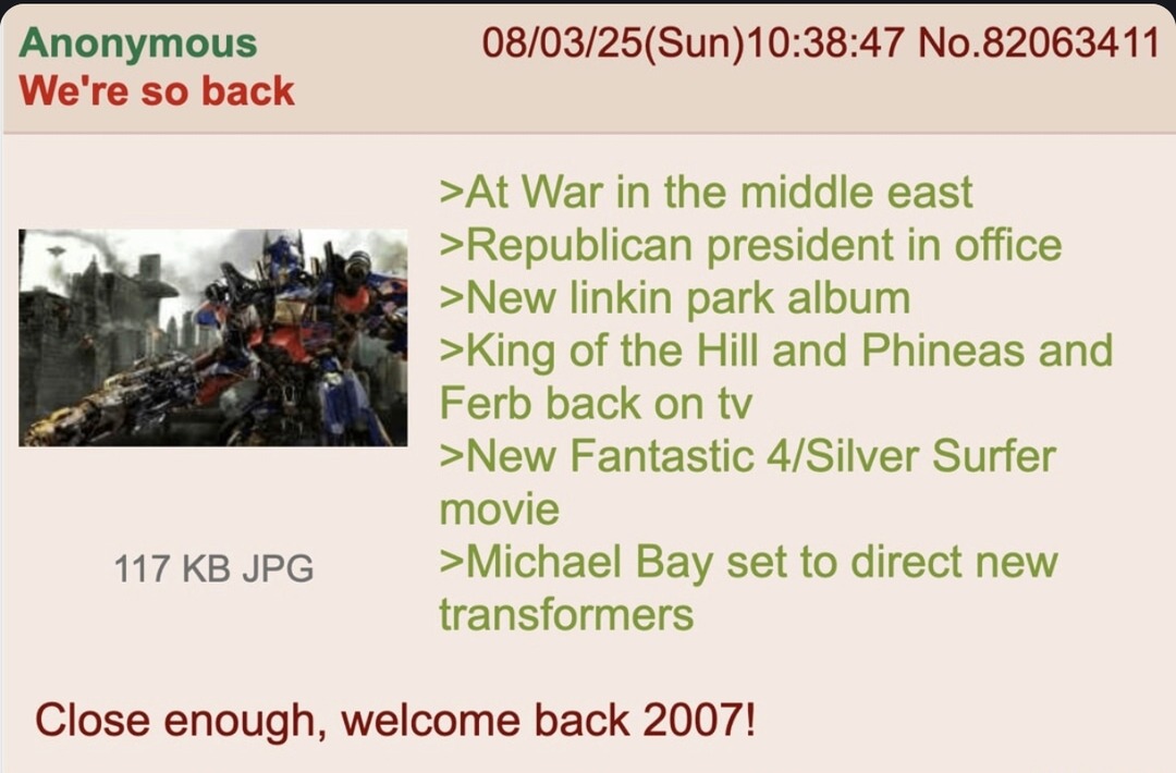 we're so 2007 rn - meme