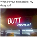 Rent a butt
