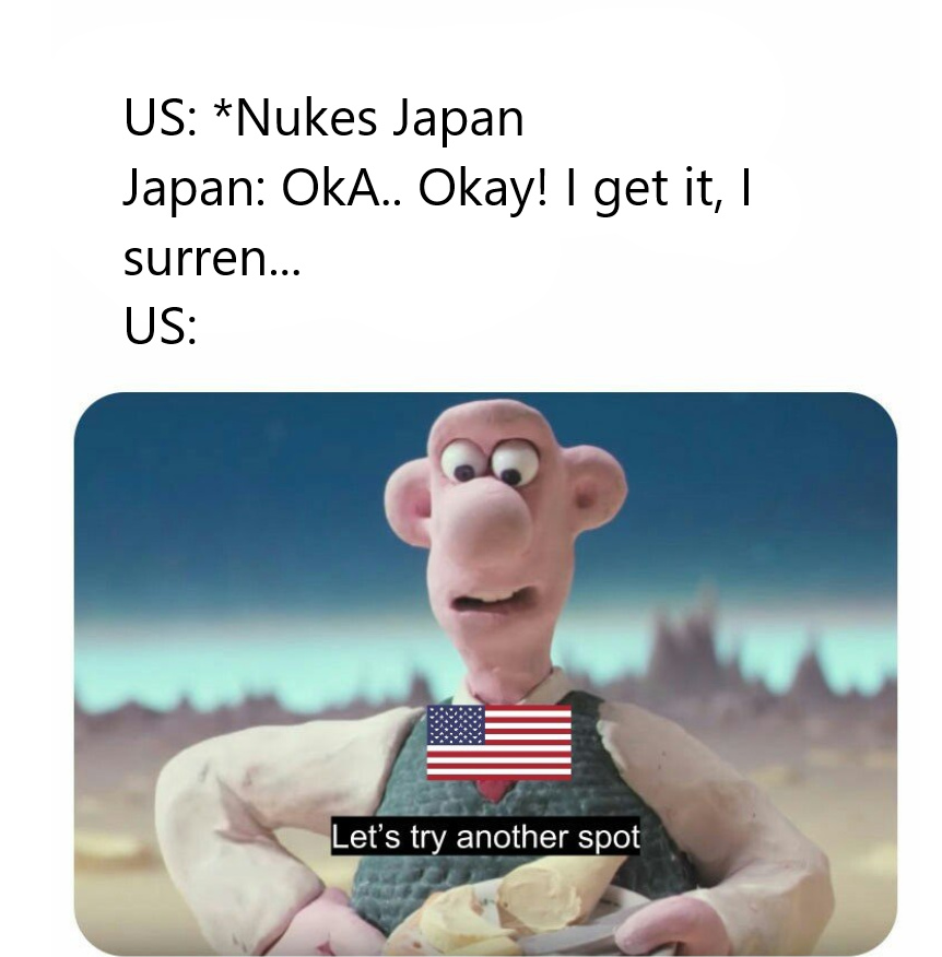 USA in WW2 - meme