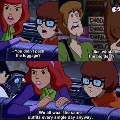 Scooby doo tells cartoon facts - meme