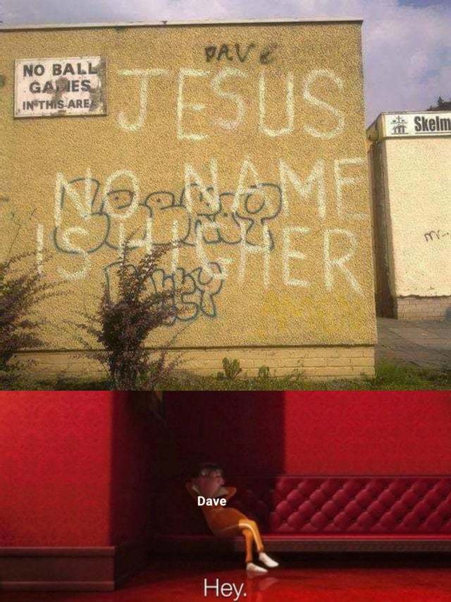 No name is higher than Jesus - meme