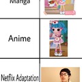 Manga anime adaptación de NETFLIX