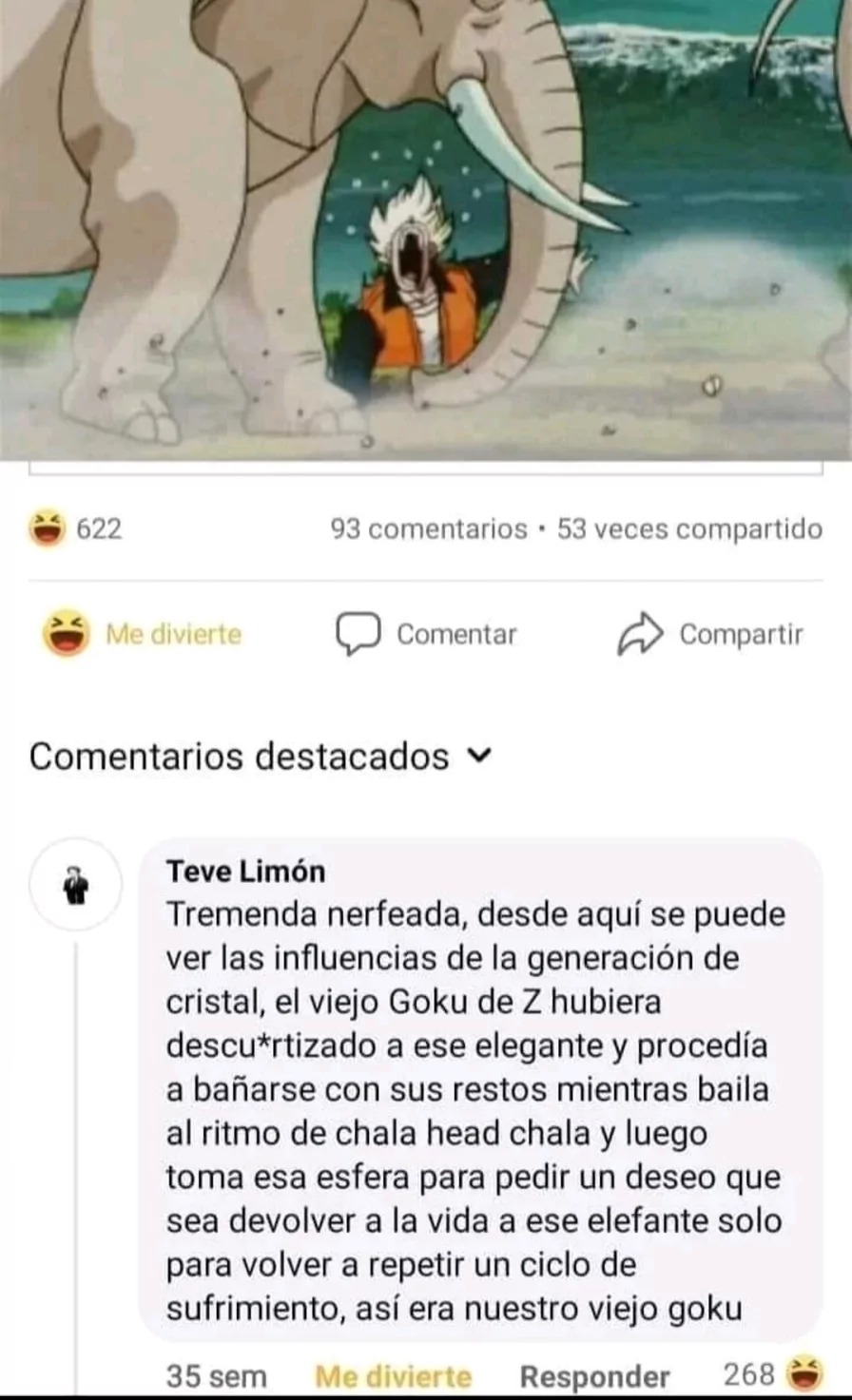¿Donde Car4j0s vivo Dragon Ball Ese Tipo? - meme