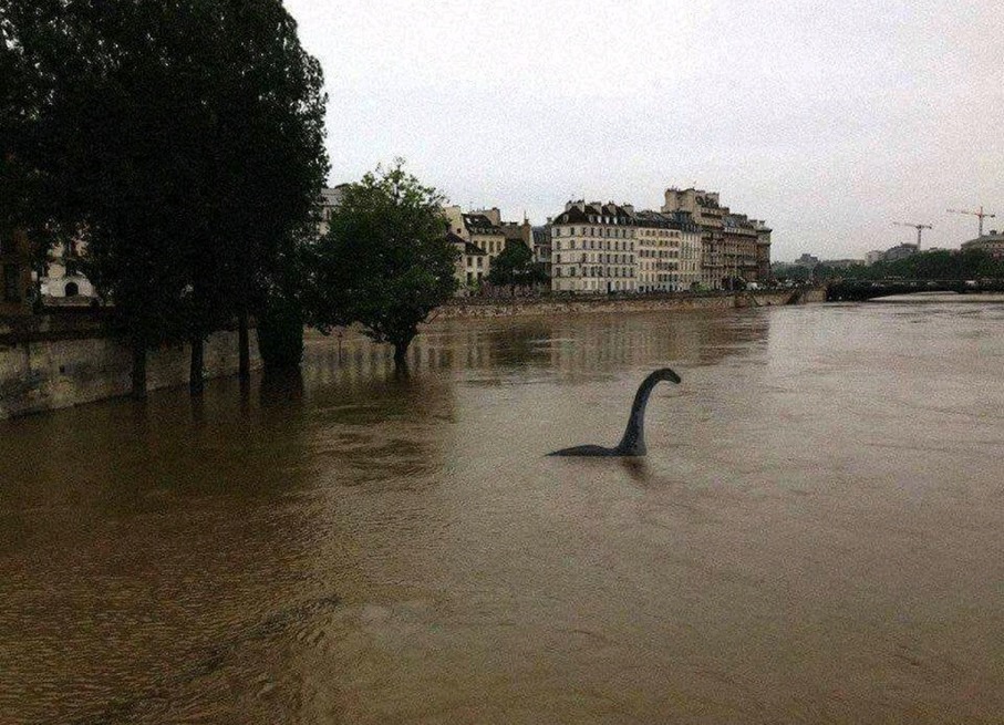 C'est parti loin la pollution de la Seine - meme