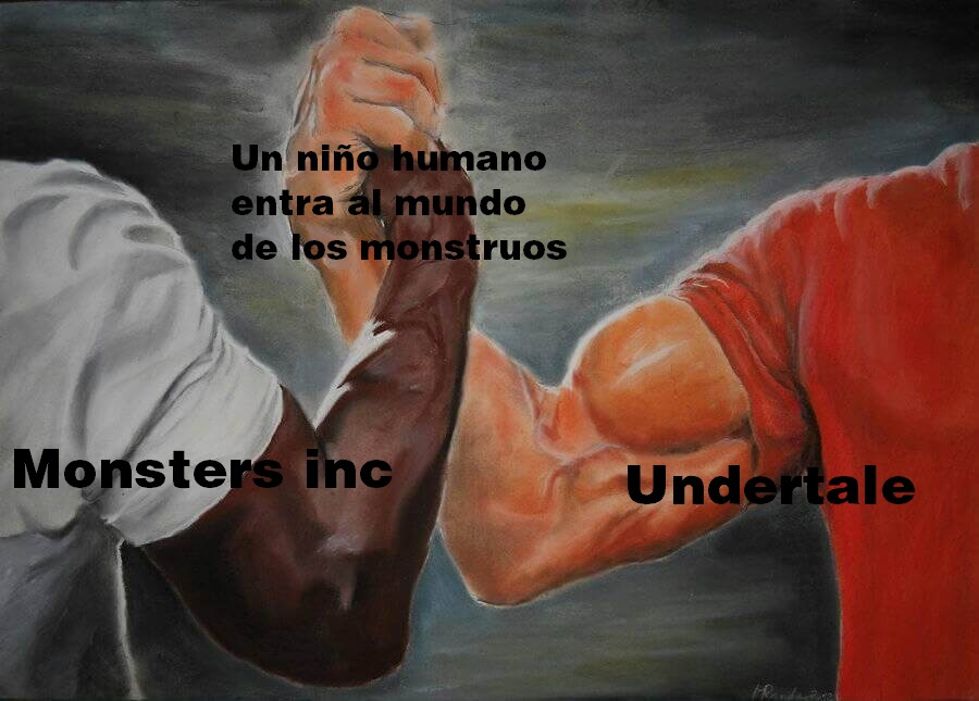 Monsters Inc. y Undertale tienen algo en común - meme