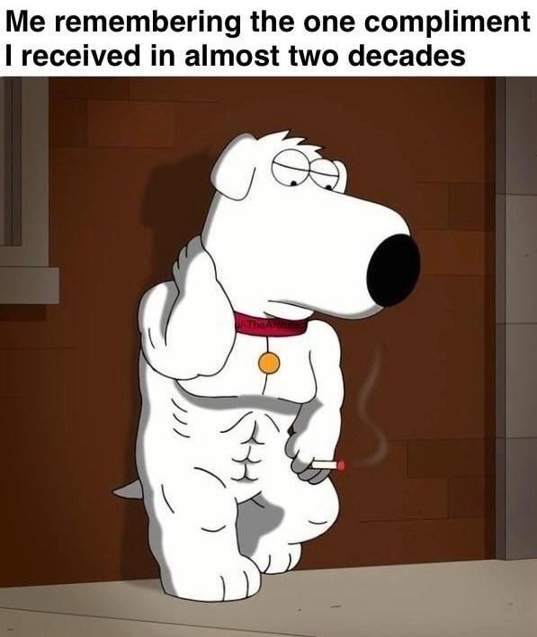 Still living off the one compliment I got in 2007 - meme