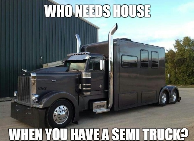 Who doesn't love trucks - meme