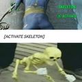 "esqueleto: (x) ativar"
