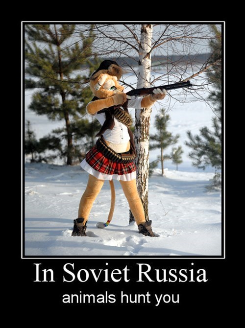 Only in Soviet Russia - meme