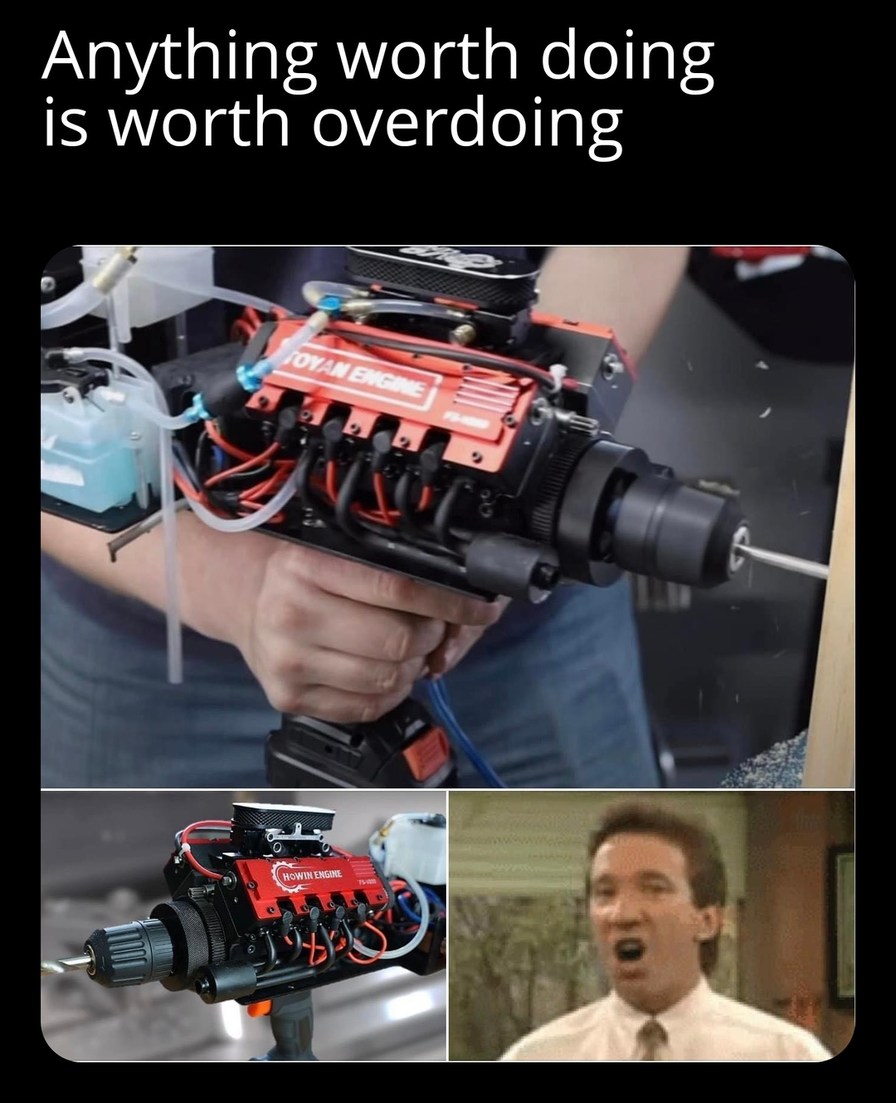 No replacement for displacement - meme