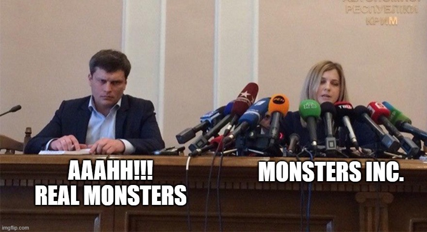 Aaaahh! Real Monsters is better, change my mind. - meme