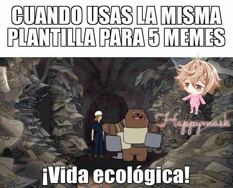 Vida ecológica - meme