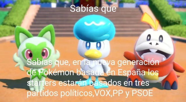Pokemon y España - meme