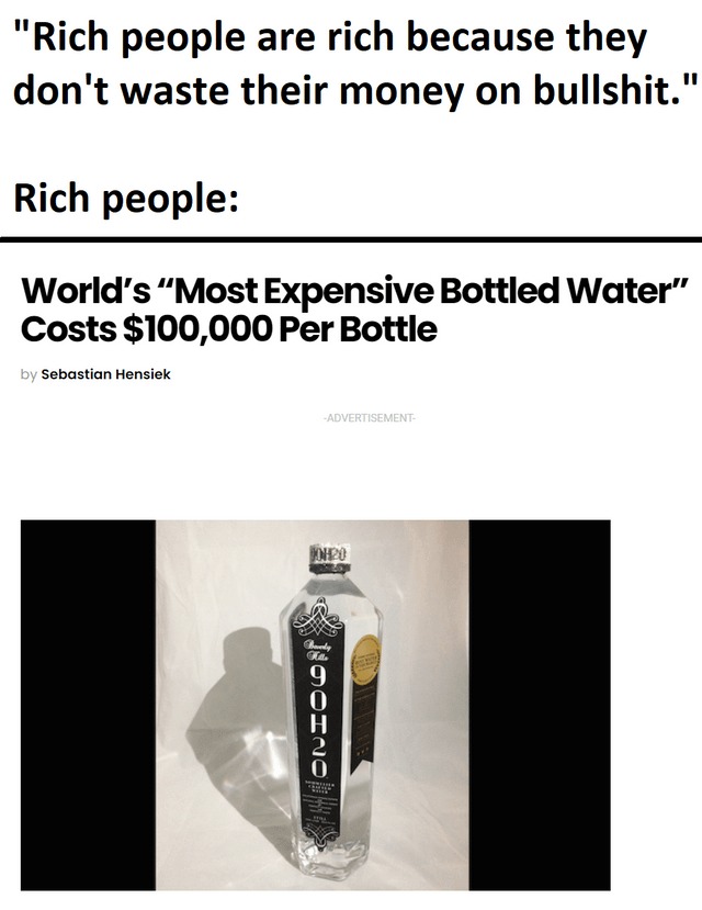 Rich people - meme