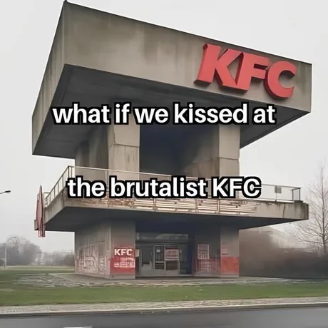 Brutalist KFC - meme